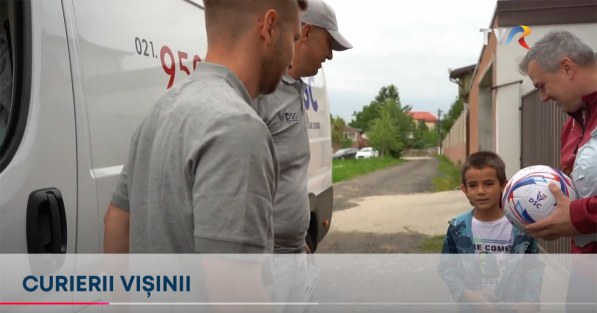 Papeau și Onea, curieri DSC pentru o zi (stire TVR 1)