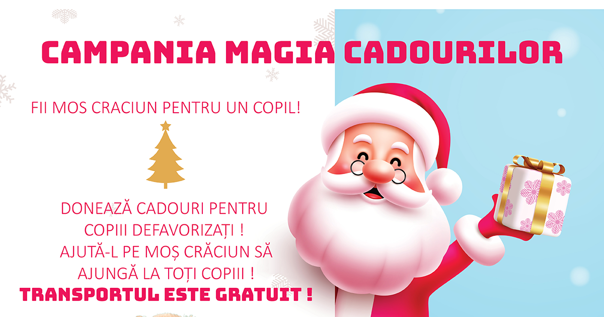 "Magia Cadourilor: Fii Moș Crăciun pentru un Copil"